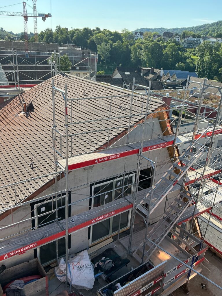 Steildach neu eingedeckt